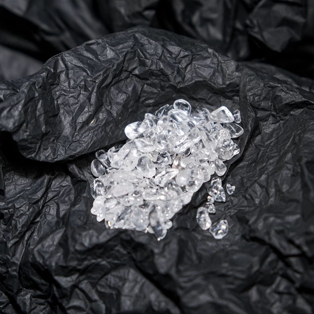 Demagnetizing Starlight Crushed Amethyst and Clear Quartz Natural Stone