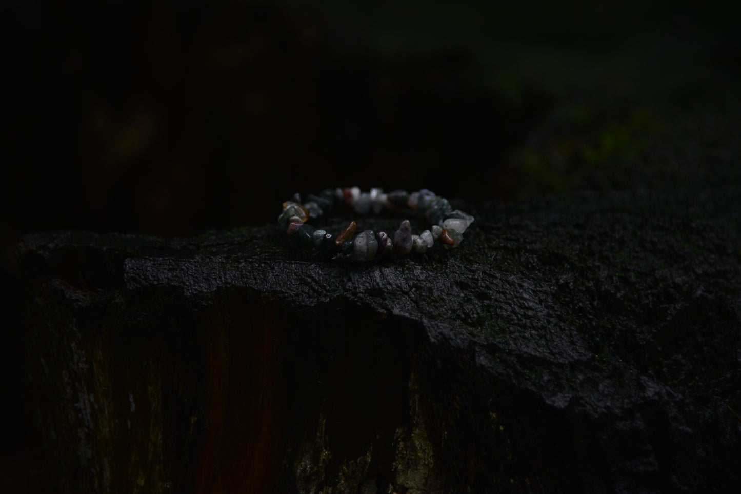 Roots of Growth – Moss Agate Blessing Bracelet