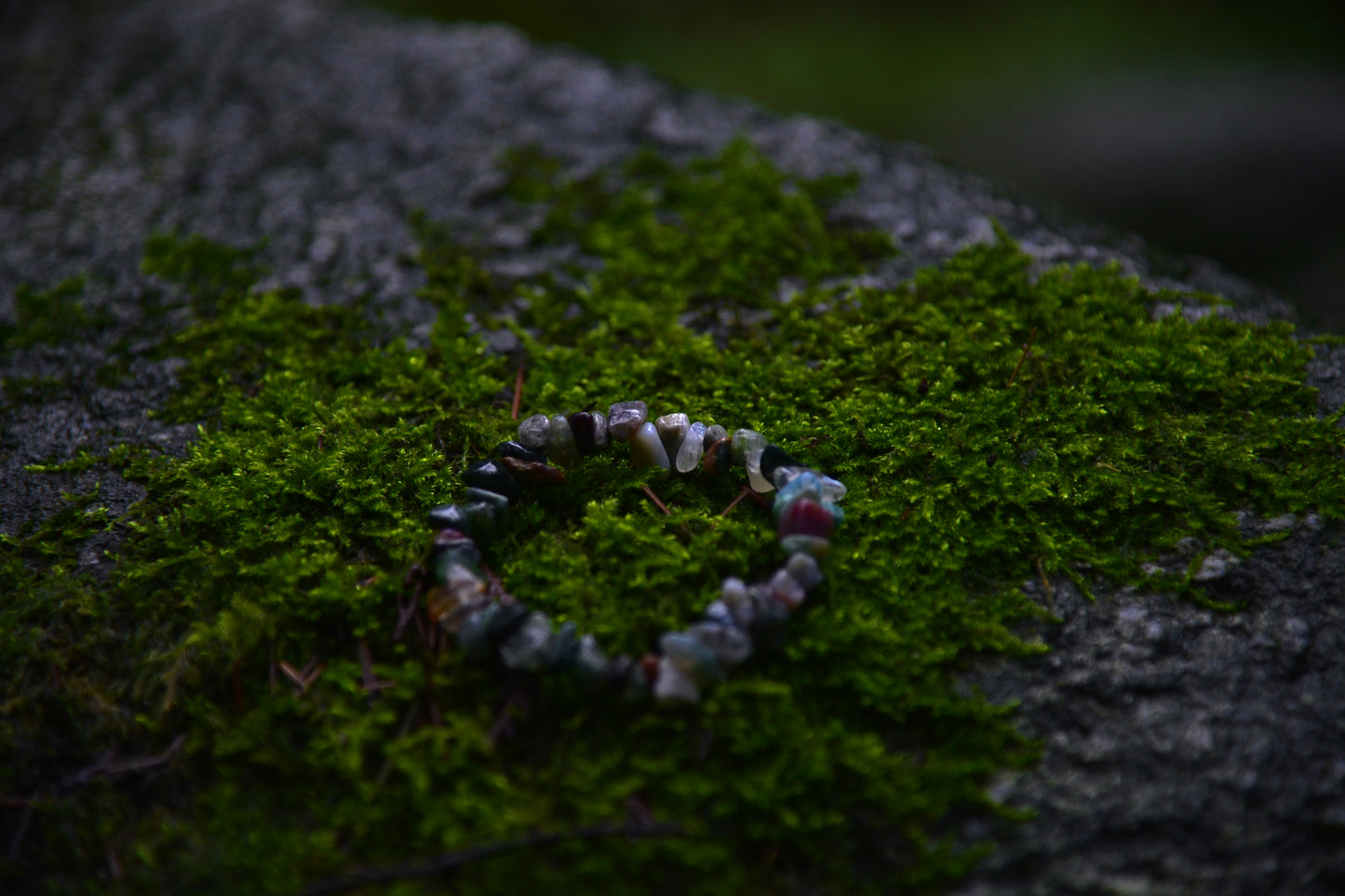 Roots of Growth – Moss Agate Blessing Bracelet