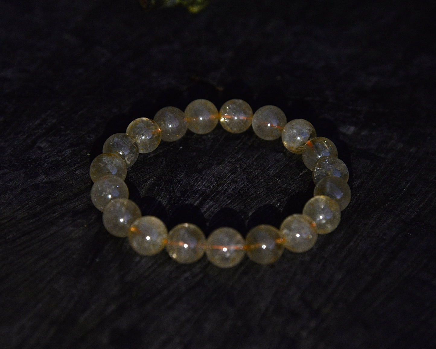 Ziki Exclusive New Year Fortune Yellow Rutilated Quartz Bracelet