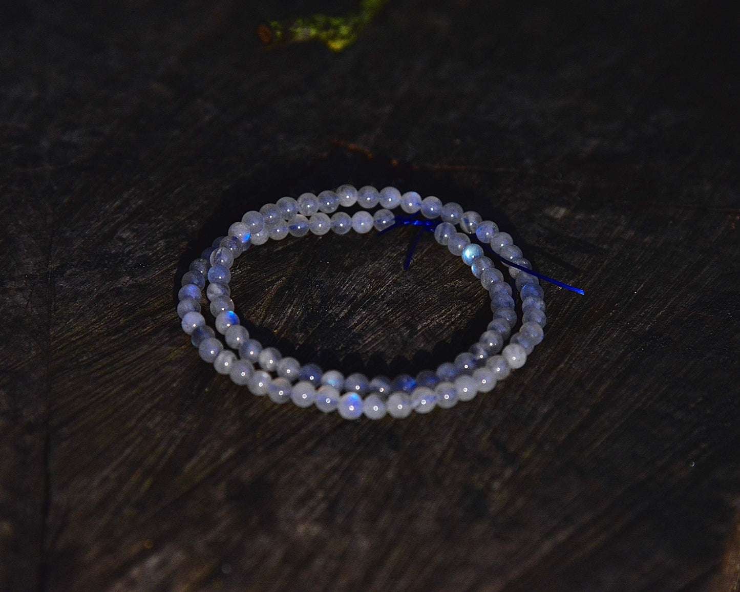 Adjustable Multi-Layer Small Bead Moonstone Bracelet