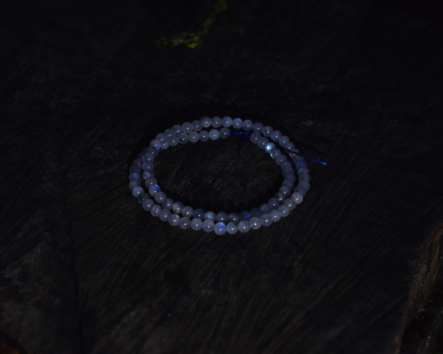 Adjustable Multi-Layer Small Bead Moonstone Bracelet