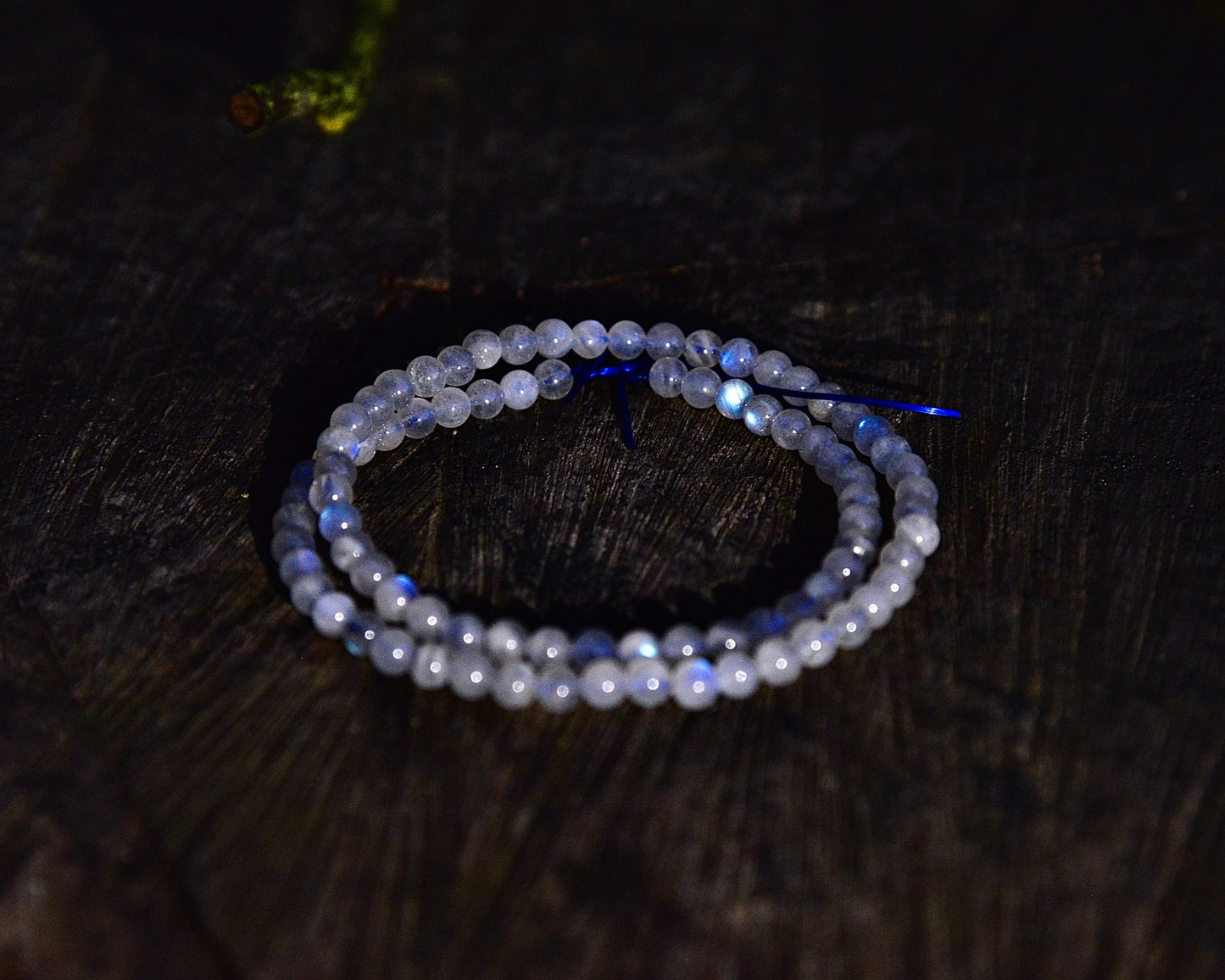 Adjustable Multi-Layer Small Bead Moonstone Bracelet