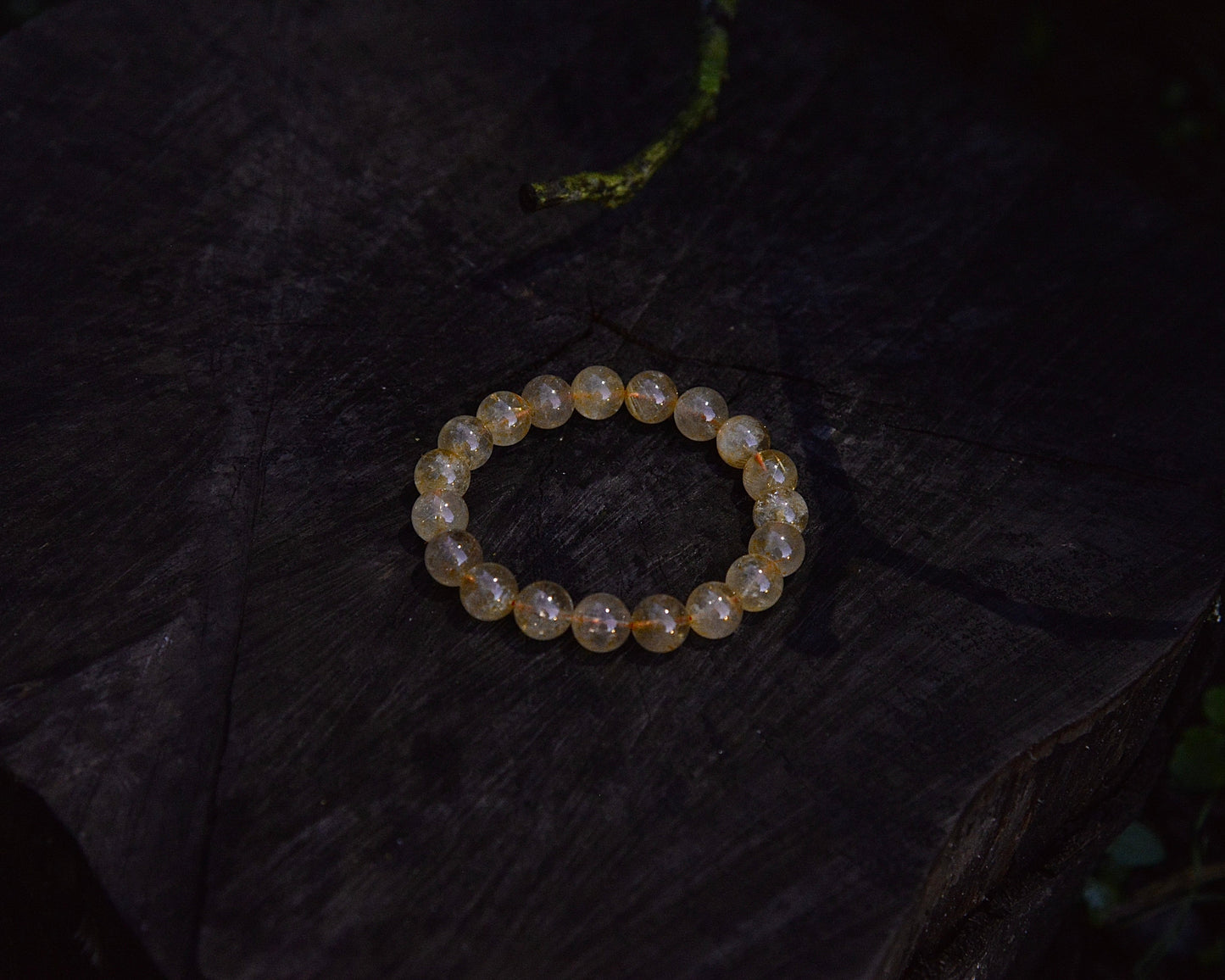 Ziki Exclusive New Year Fortune Yellow Rutilated Quartz Bracelet