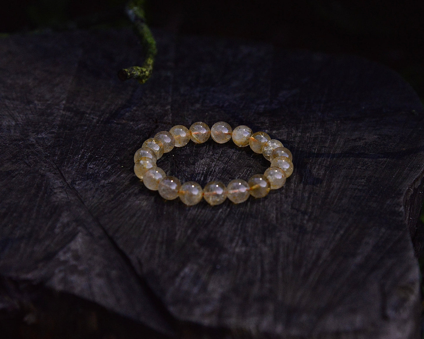 Ziki Exclusive New Year Fortune Yellow Rutilated Quartz Bracelet