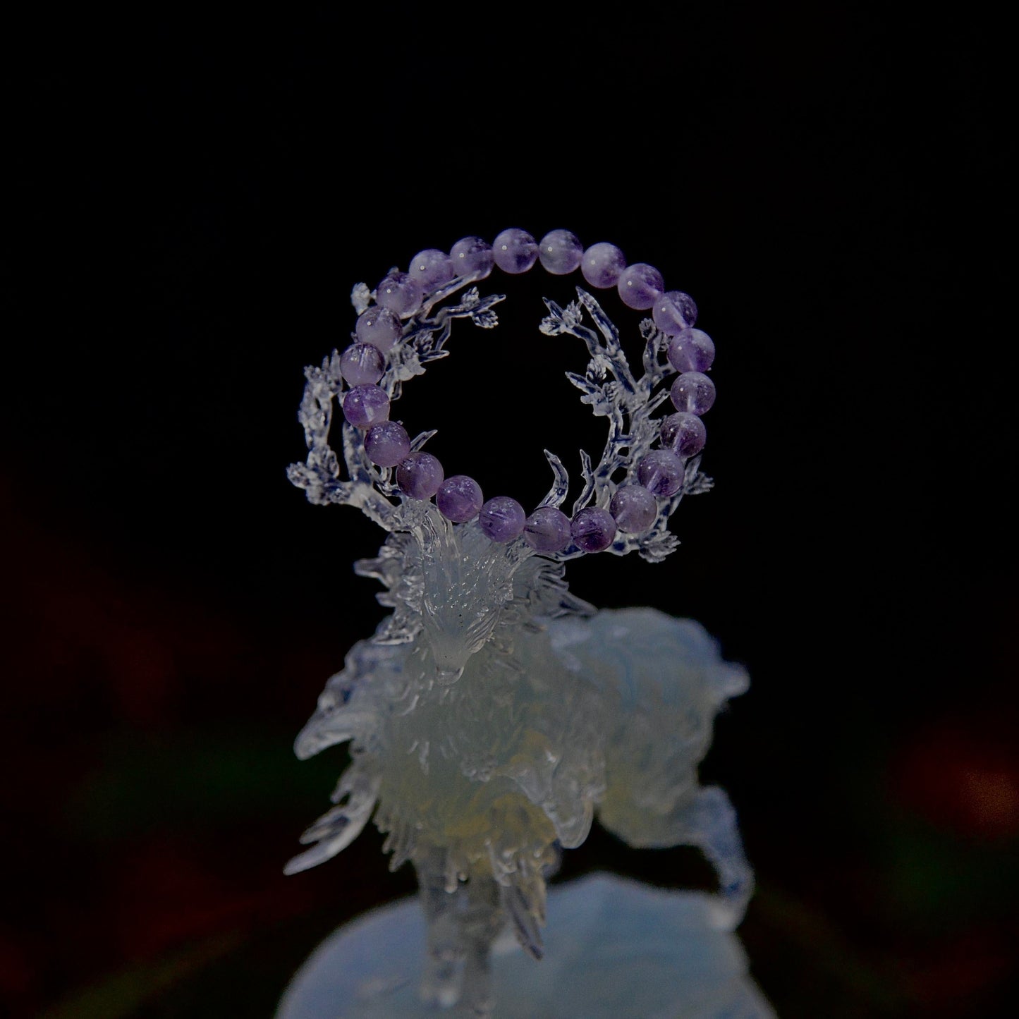 Spiritual Power - Amethyst Half-Basin Raw Crystal Bracelet