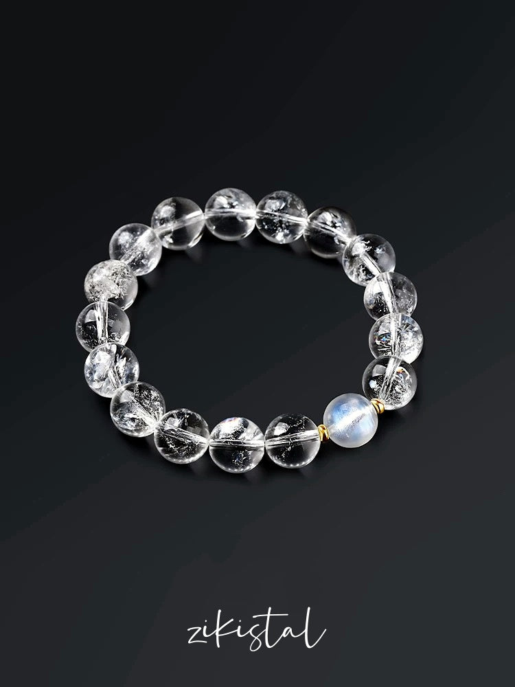 Natural 7A Grade White Crystal Moonstone Bracelet