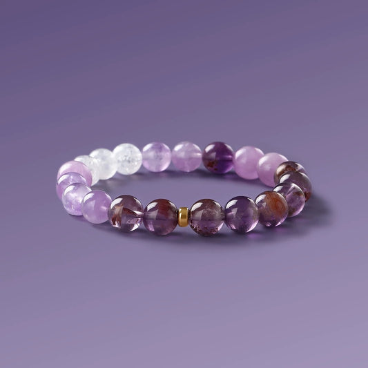 Purple Phantom Purple Amethyst Wisdom Bracelet Purple Fire Energy